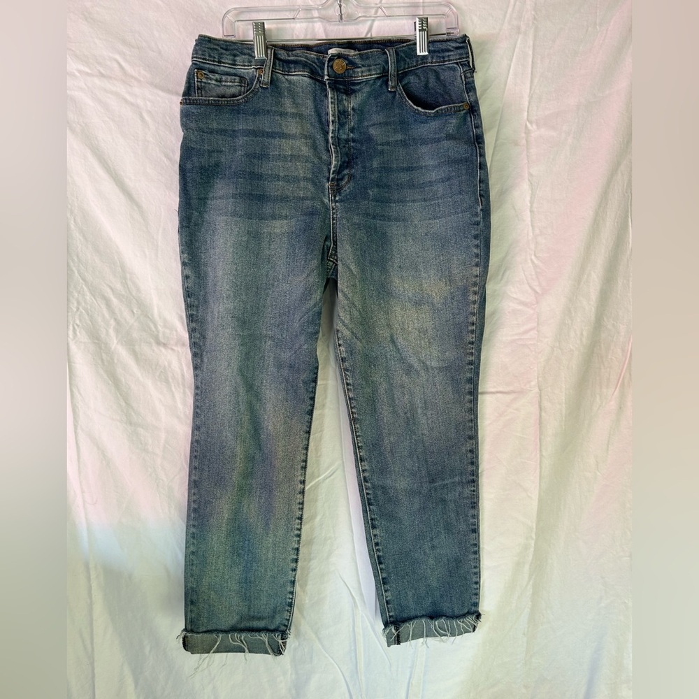 STS Blue Frayed Hem Ankle Jeans